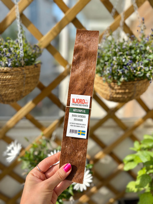 Njord Pet Nötstrips - Svenskt Hundtugg