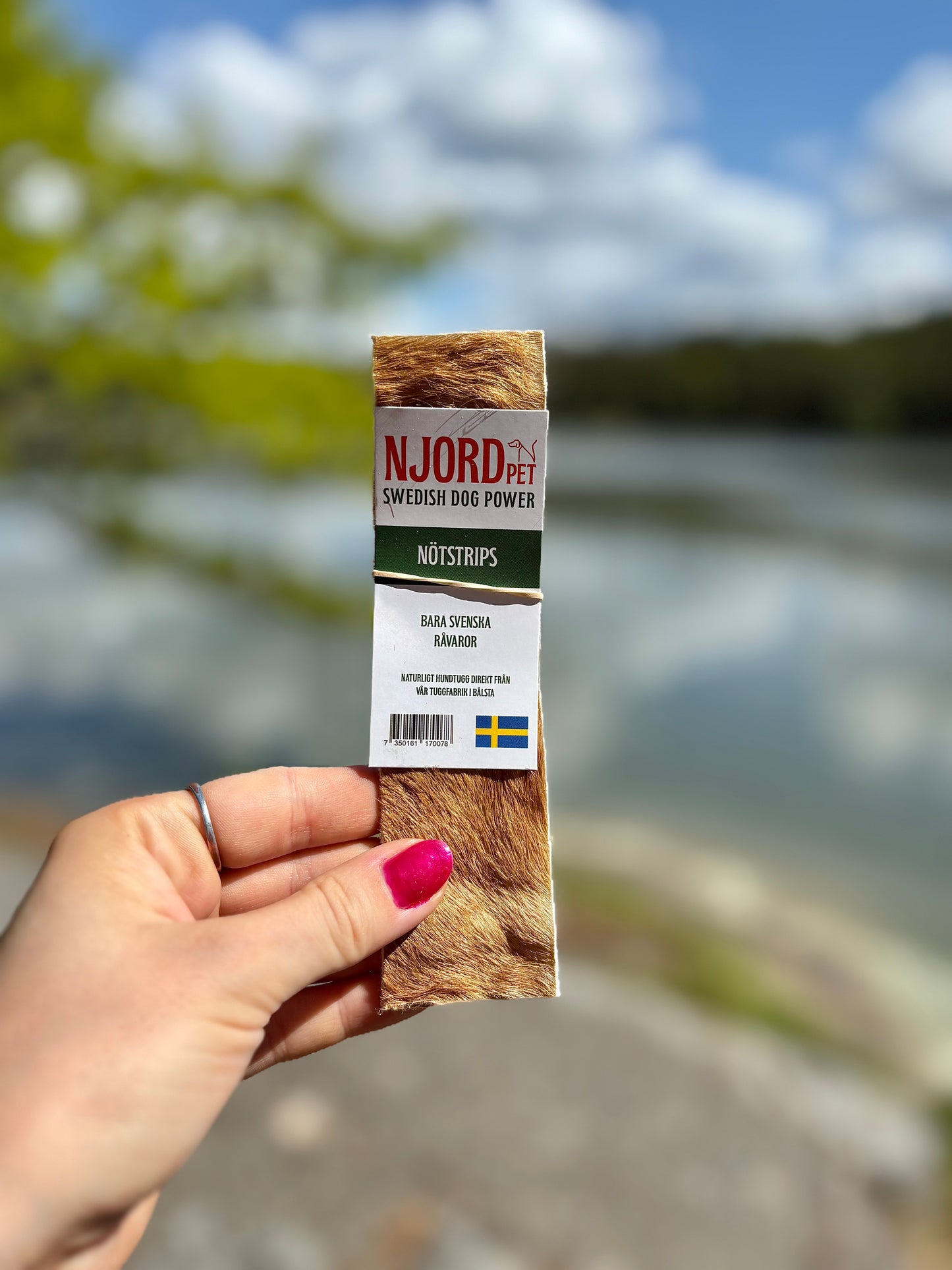Njord Pet Nötstrips - Svenskt Hundtugg